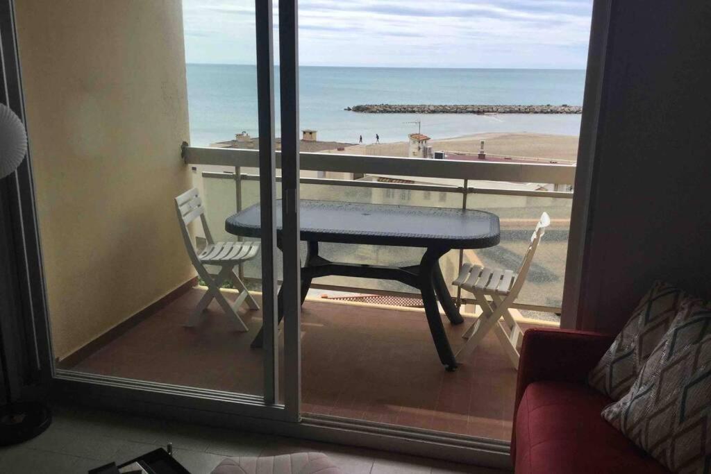 T3 Vue Exceptionnelle Avec Acces Prive A La Plage, Wifi, Clim - Dansnotreappart-Com - Valras-Plage Ngoại thất bức ảnh